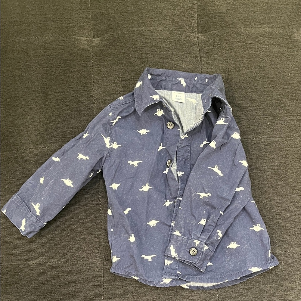 Dinosaur Button Down Shirt